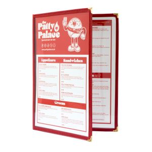 Portamenú Americano