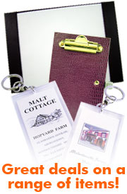 blotters, faux leather blotter, wooden blotter, menu box, menu boxes, waitress pads.
