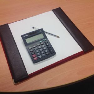 Burgundy Bonded Leather Blotters (IT207W)