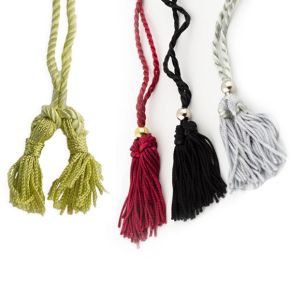 Cordones con borlas para menús