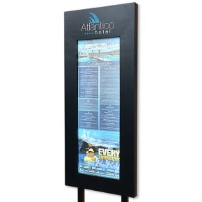 Piscis Wood de pie vertical