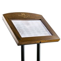 Piscis Wood Cabecera Curva Inclinado