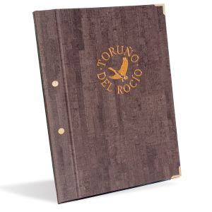 Porta menú Corcho con atornillado exterior