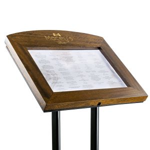 Piscis Wood Cabecera Curva Inclinado