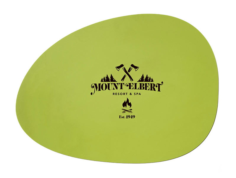 Leather & wooden placemats and coasters.